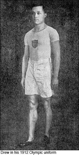 Howard Drew in 1912 Olympic Uniform